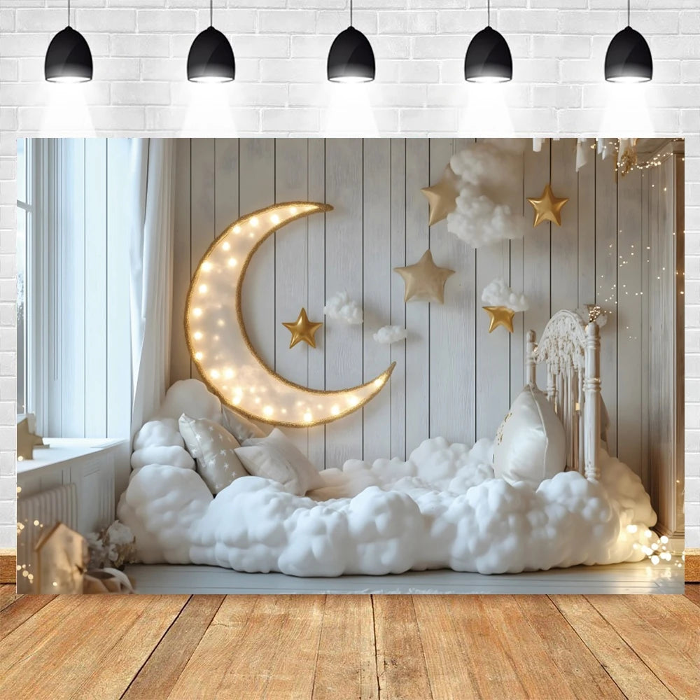 Newborn Baby Birthday Party Backdrop for Photography