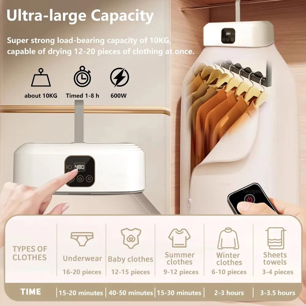 Electric Clothes Dryer Smart And Convenient Travel Multifunctional Dryer Clothes