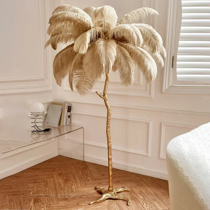 Nordic Feather Floor Lamp