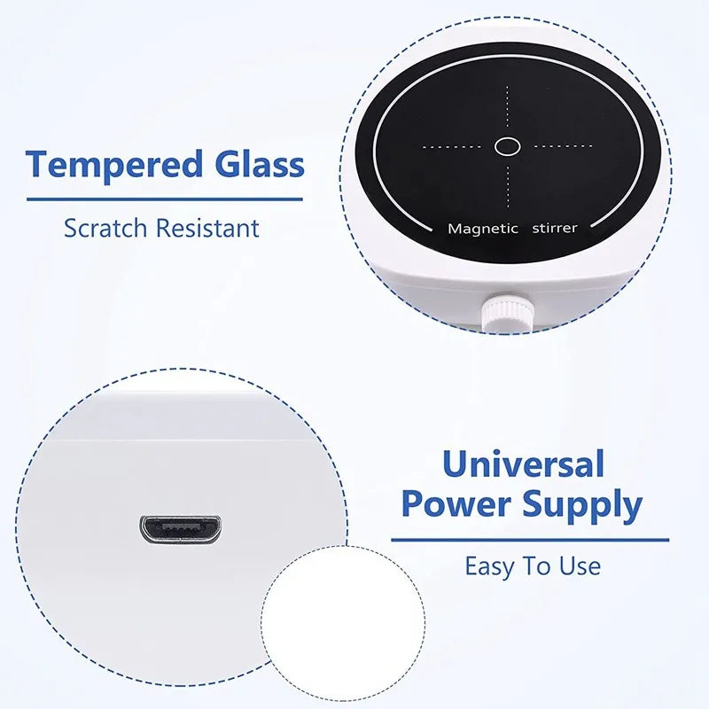 Magnetic Stirrer Mini Lab Stir Mixer Portable