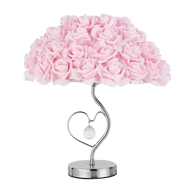 European Creative Lamp Rose Flower