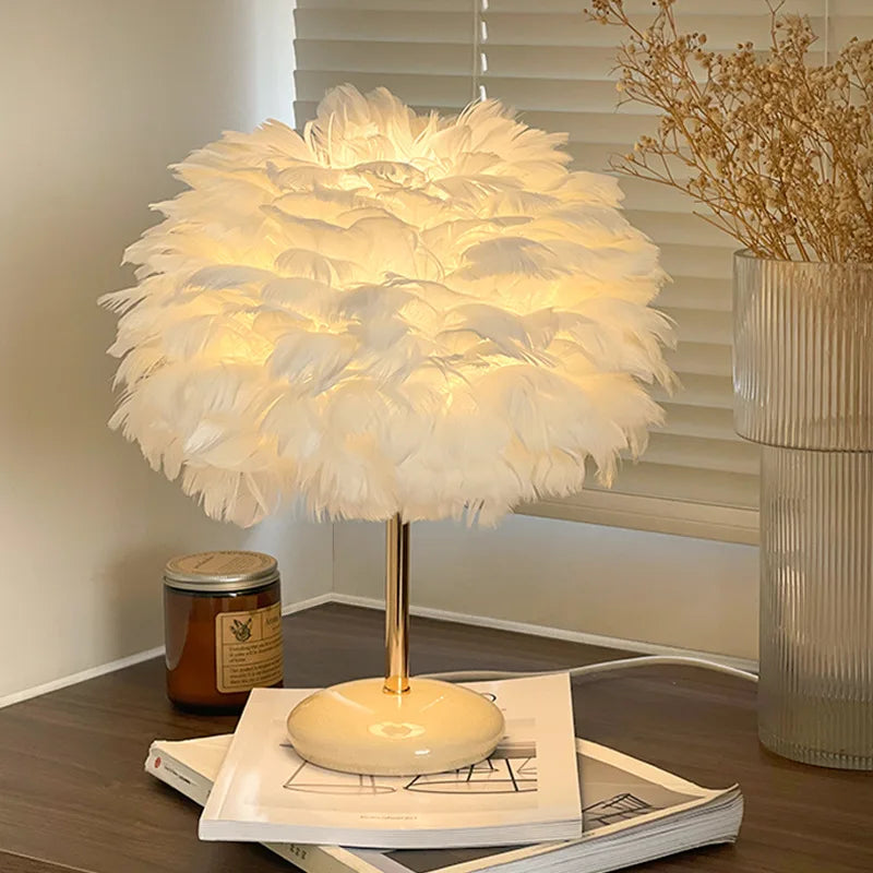 Nordic Feather Lantern Birthday Gift Internet Celebrity Decoration