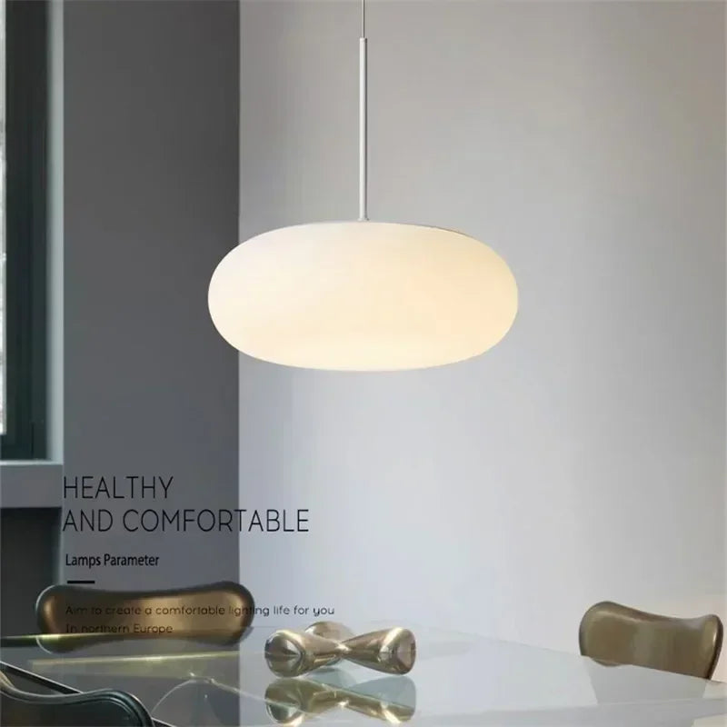 Acrylic Ball Pendant Lamp Danish Designer Ceiling Suspension Hanging Light for Living Dining Room Kitchen Island