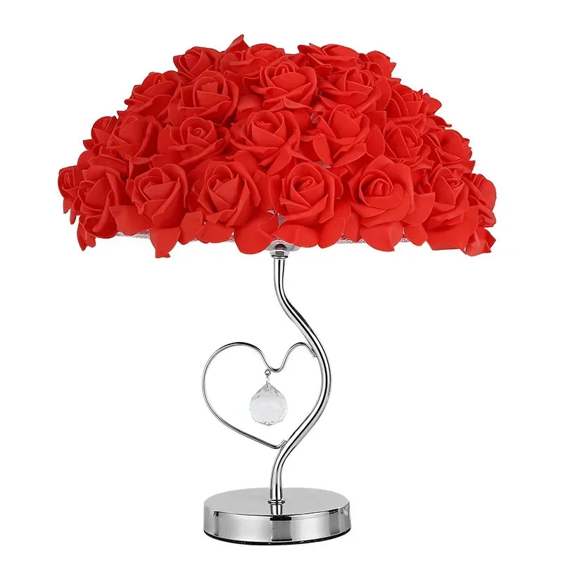 European Creative Lamp Rose Flower