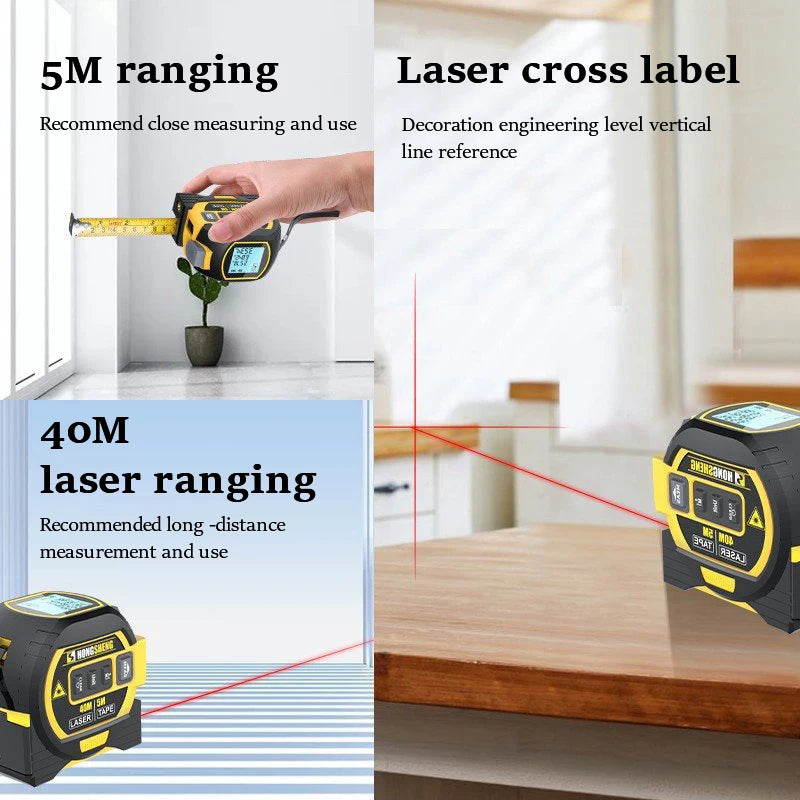 Laser Tape Measure Meter Infrared High-precision Intelligent Electronic