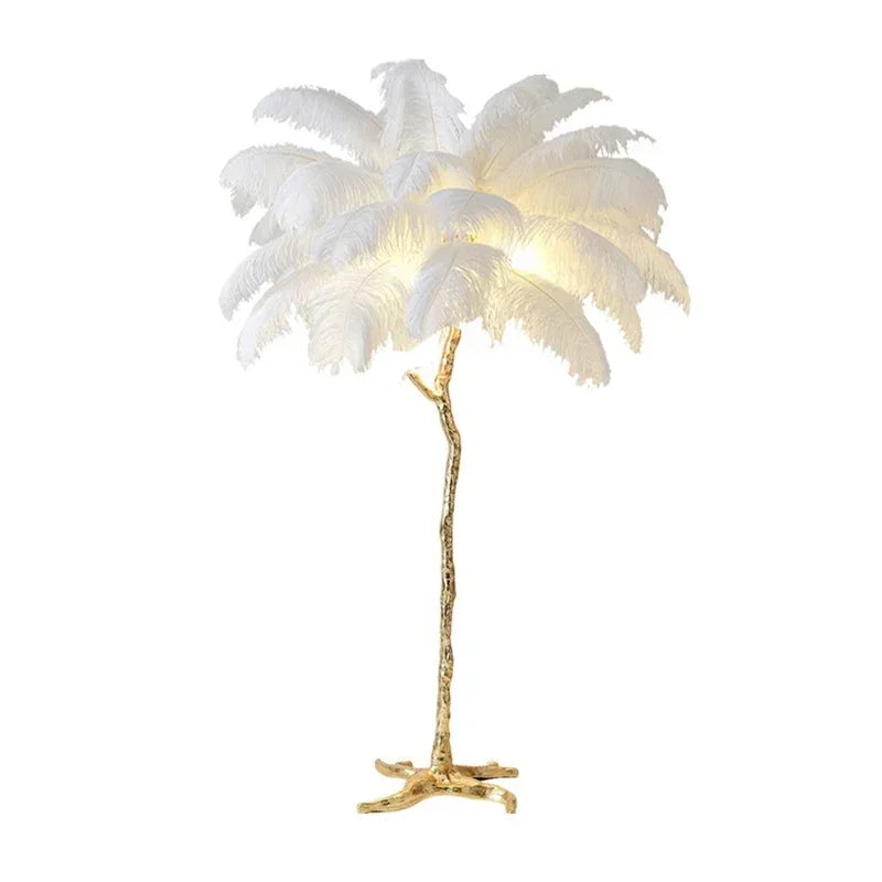 Nordic Feather Floor Lamp