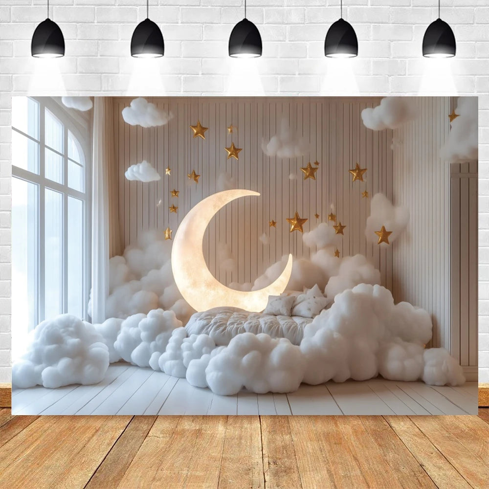 Newborn Baby Birthday Party Backdrop for Photography